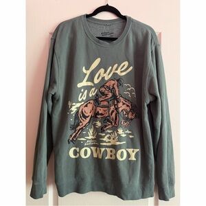 Kelsea Ballerini Heartfirst Love is a Cowboy Sweater